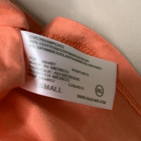 AG Adriano Goldschmied Scoop Neck Tee NWOT - Picture 5 of 5